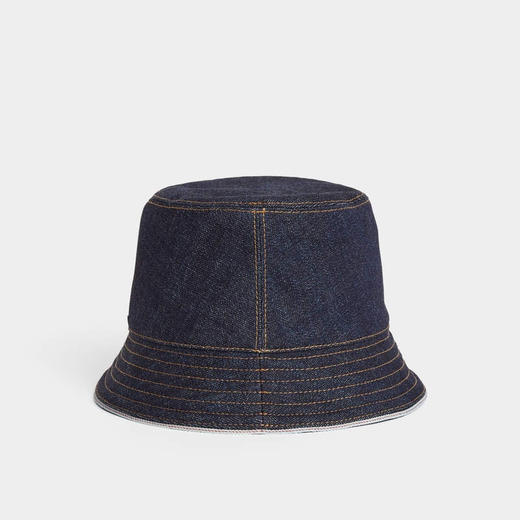 DSQUARED2 男士字母徽标贴片棉质渔夫帽 黑色 HAM0094 10108435 3096 商品图1