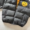 F011236Mascot Black笑脸印花拉链立领面包棉服男女同款 商品缩略图12