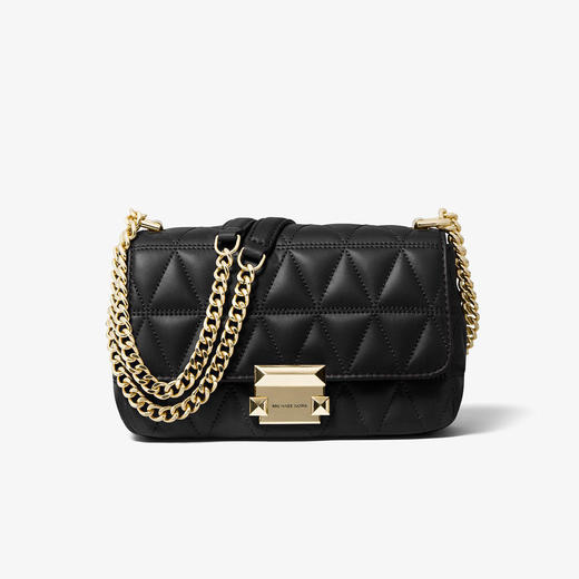 190864491219 迈克高仕MICHAEL KORS MK/Sloan小号羊皮链条单肩斜挎菱格包【22*7*13cm	】 商品图1