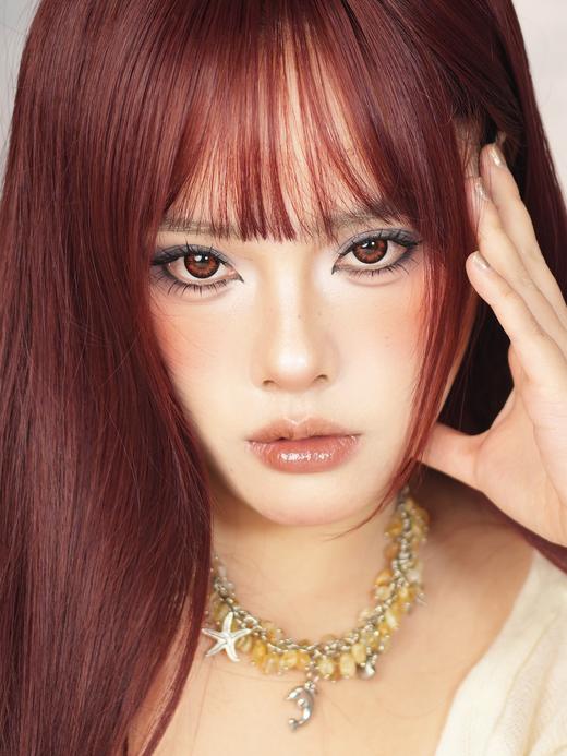 tomdoll半年抛 燕尾 蓝/夜莺/涩谷辣妹 棕灰红 14.2mm 商品图3