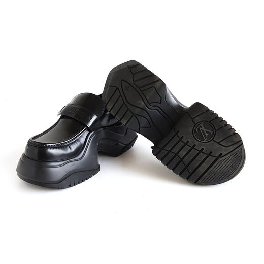 【95新】LV路易威登1ABIJQ黑色全皮Archlight 2.0厚底乐福鞋37码/意大利 女士 100126JJ01 商品图4