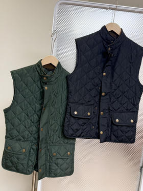 男女通穿|贝克汉姆同款B*rbour 男士绅士立领马甲