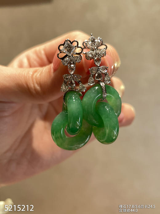 5215212，双环耳坠。具体价格微信咨询 商品图1