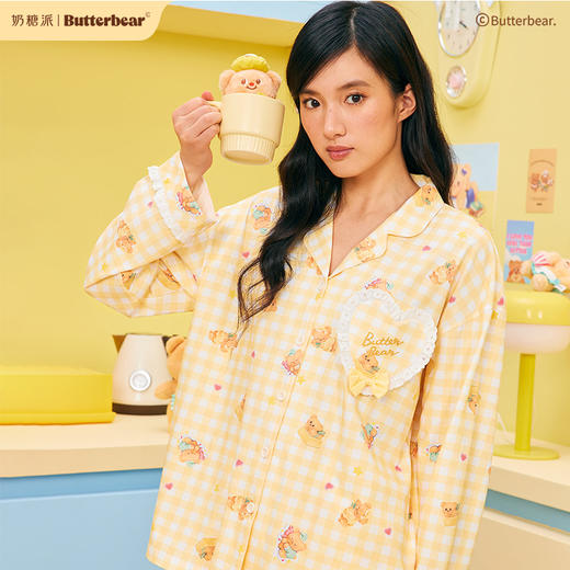 【软糯亲肤 温暖舒适】奶糖派&黄油小熊联名家居服 冬季款/春秋款 商品图8