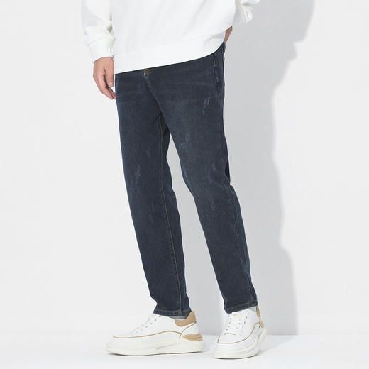 gxgjeans 男装男士牛仔裤2025春季新款时尚简约百搭直筒裤通勤休闲长裤男K&C 商品图1