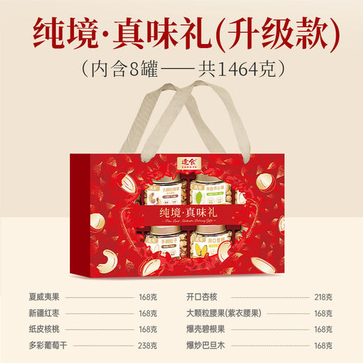 逢食岁礼｜以满盒丰盛，开启鎏金新岁，三款坚果果干礼盒重磅来袭！ 商品图4