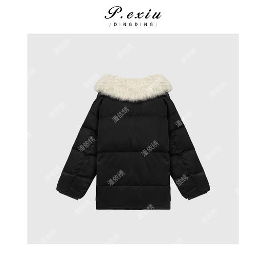 A002潘依绣丁丁宠粉冬季保暖时尚简约收腰羽绒外套Q2315 商品图4