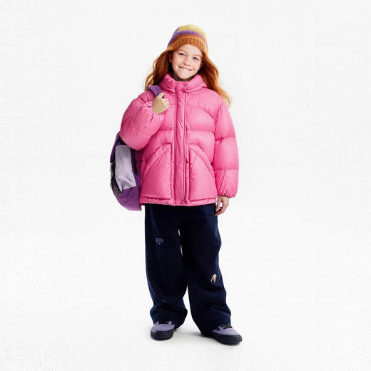 【MQD】【无氟】女童三防羽绒服2025冬季新款儿童轻柔面包羽绒外套 商品图3