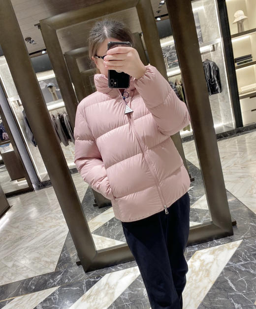 新款简约低调男女同款蒙口白鸭绒羽绒服 商品图5