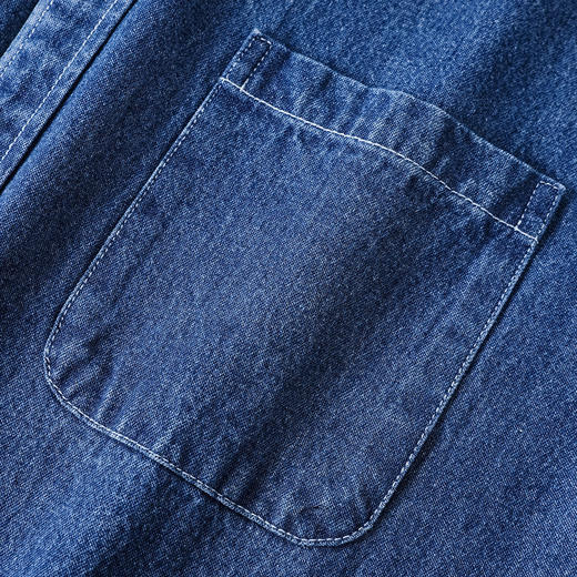 gxgjeans 男装【棉100%】男士长袖牛仔衬衫2025秋款叠穿百搭青少年上衣K&C 商品图3