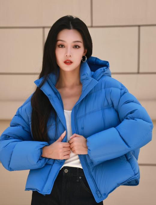 波司登同款三防同里同料时尚小龟背白鹅绒羽绒服 商品图11