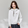 百媚生 短款连帽小个子卫衣休闲外套3165 商品缩略图1