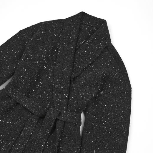 ROMI STUDIO“芝麻底”软糯羊毛纱气质翻领收腰毛织大衣RWDSWT1977 商品图2