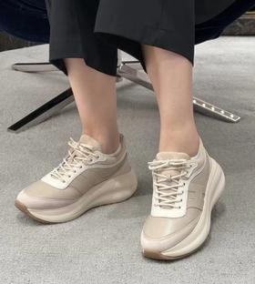 重磅渠道   H超轻chunky厚底运动鞋   7.5cm 超轻泡芙跑鞋  三色休闲跑鞋