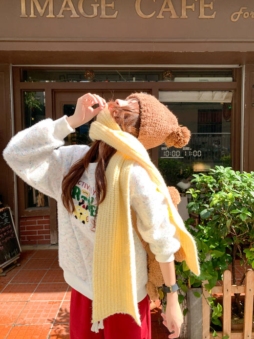 <曾小咸推荐>现货秒杀 ！微信超特价！韩系字母刺绣加绒卫衣 日常199.99 立减110 秒杀89.99！！ 商品图9