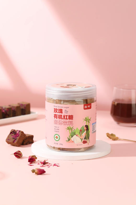 有机玫瑰红糖  2瓶（250g/瓶） 商品图12
