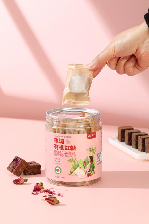 有机玫瑰红糖  2瓶（250g/瓶） 商品图10