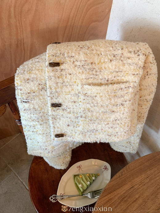 <曾小咸推荐>现货秒杀 ！微信超特价！小香风毛呢短款外套 日常389.99 立减230 秒杀159.99！！ 商品图8