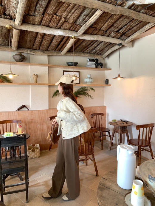 <曾小咸推荐>现货秒杀 ！微信超特价！小香风毛呢短款外套 日常389.99 立减230 秒杀159.99！！ 商品图6