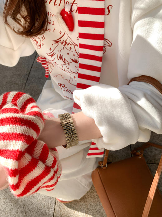 <曾小咸推荐>现货秒杀 ！微信超特价！圣诞树印花加绒卫衣（含围巾） 日常219.99 立减130 秒杀89.99！！ 商品图10