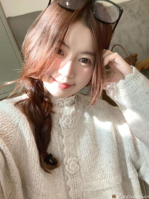 <曾小咸推荐>现货秒杀 ！微信超特价！立体花朵毛衣开衫 日常199.99 立减110 秒杀89.99！！ 商品图6