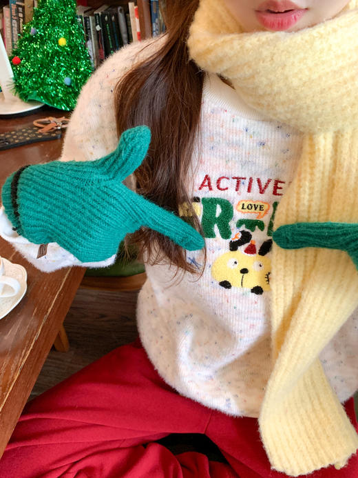 <曾小咸推荐>现货秒杀 ！微信超特价！韩系字母刺绣加绒卫衣 日常199.99 立减110 秒杀89.99！！ 商品图5