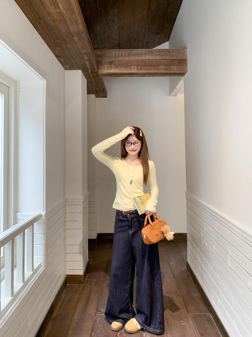 <曾小咸推荐>现货秒杀 ！微信超特价！修身假两件短款长袖 日常139.99 立减80 秒杀59.99！！ 商品图6