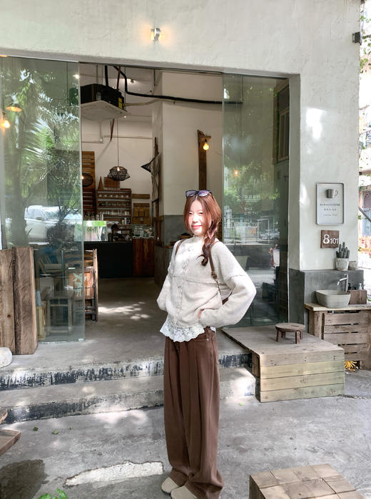 <曾小咸推荐>现货秒杀 ！微信超特价！立体花朵毛衣开衫 日常199.99 立减110 秒杀89.99！！ 商品图10