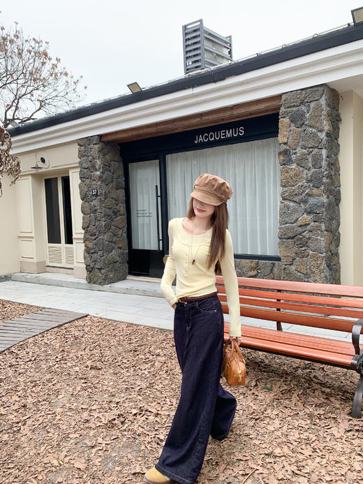 <曾小咸推荐>现货秒杀 ！微信超特价！修身假两件短款长袖 日常139.99 立减80 秒杀59.99！！ 商品图12