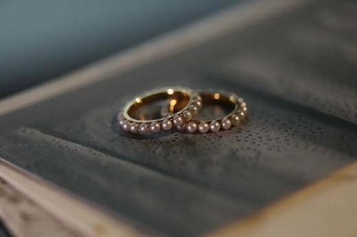 有宫廷感的淡水珍珠密镶指环 商品图0