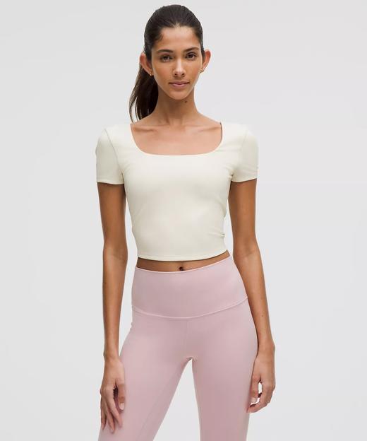 好折！lululemon Wunder方领短袖短裤T恤 原价￥800，现在￥399直邮到手 商品图10