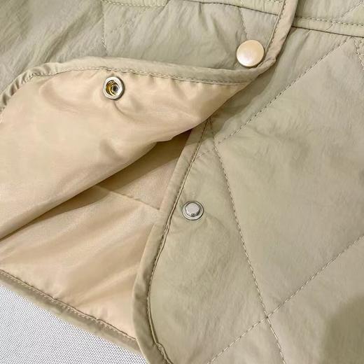 F011326时尚短款袖口罗纹羽绒棉服轻薄小棉服外套 商品图10
