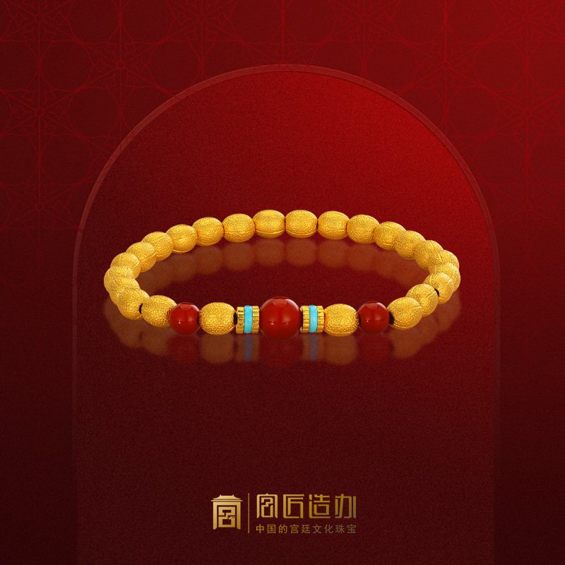 宫匠造办 五线菩提手串 短款