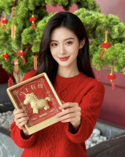 中国金楼 八方来财迎财神 摆件 商品图2