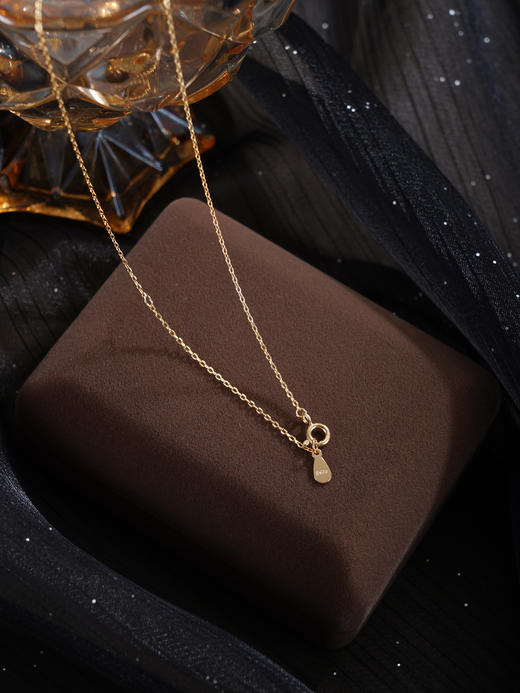 子佩集【洛神之迷】银S925珍珠惜王妃套链【HJYTL007】9mm珠镀金水滴吊球2601 商品图6