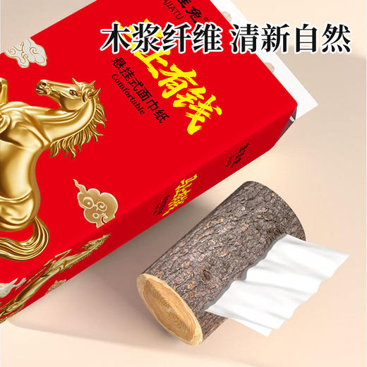 【马上有钱悬挂式抽纸❗加大加厚】新年大包悬挂纸抽新年喜庆款好运锦鲤悬挂10提抽纸面巾纸擦手纸餐巾纸。rf 商品图3