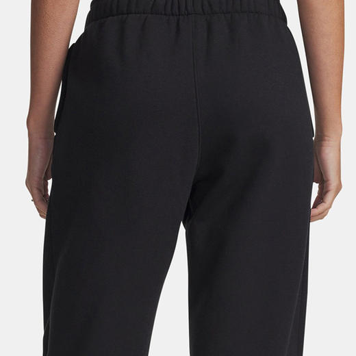 安德玛运动裤女士秋冬新款宽松休闲束脚针织黑色长裤6003676-004 商品图4