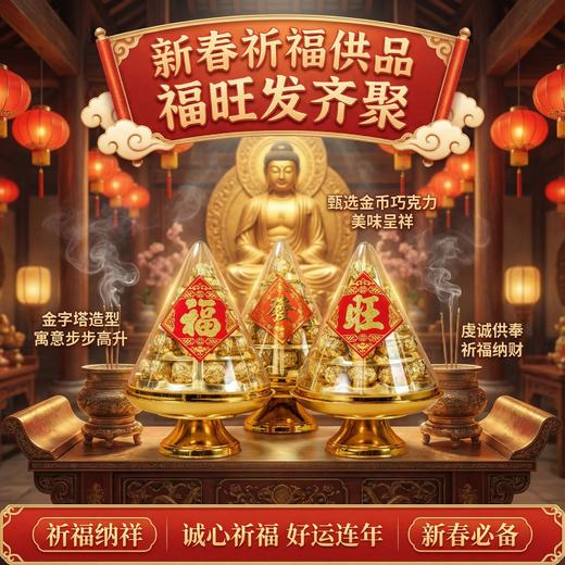 【满满“金”喜呈现❗️金字塔巧克力】香醇浓郁，乐享美味，香醇可口，满足您的味蕾！招财进宝节日贡品发财金沙球夹心巧克力拜财神礼中秋节礼物L-d 商品图2