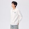 gxgjeans 男装亲肤透气25秋款百搭休闲显瘦男士圆领卫衣潮流印花打底必备上衣K&C 商品缩略图2
