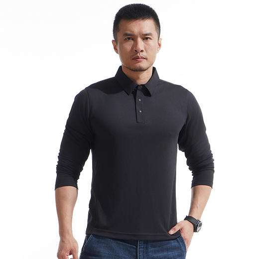 【龙牙上新】龙牙隐夏COOLMAX速干长袖POLO 商品图1