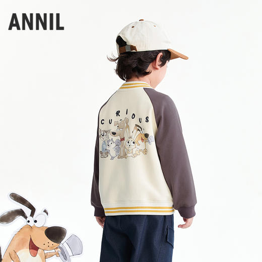 【实体店同款】男童针织外套春季新款安奈儿童装XB615083 商品图2