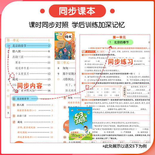 2026春季53天天练小学语文数学英语一二三四五六年级下册任选小学同步专项训练题测试卷课堂笔记 商品图3