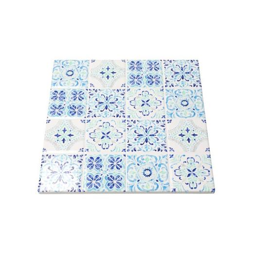 家用餐桌防烫餐垫加厚垫子简约隔热垫 花砖纹 商品图1