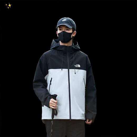 F011376冬季印花情侣款三合一两件套防水防风透气冲锋衣 商品图0