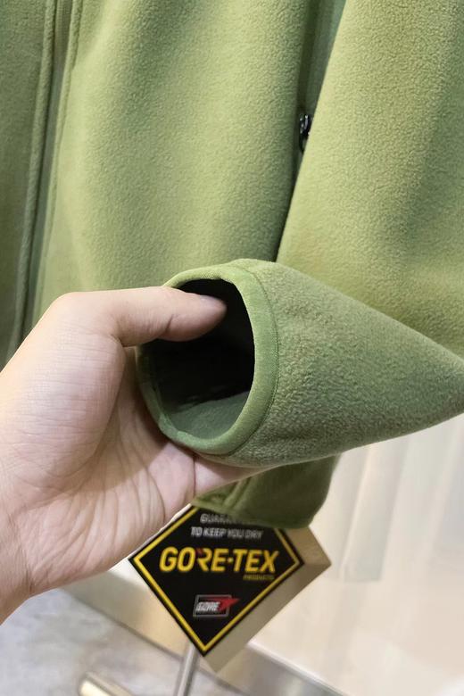 F011373户外男士立领抓绒衣加绒摇粒绒外套宽松开衫 商品图11