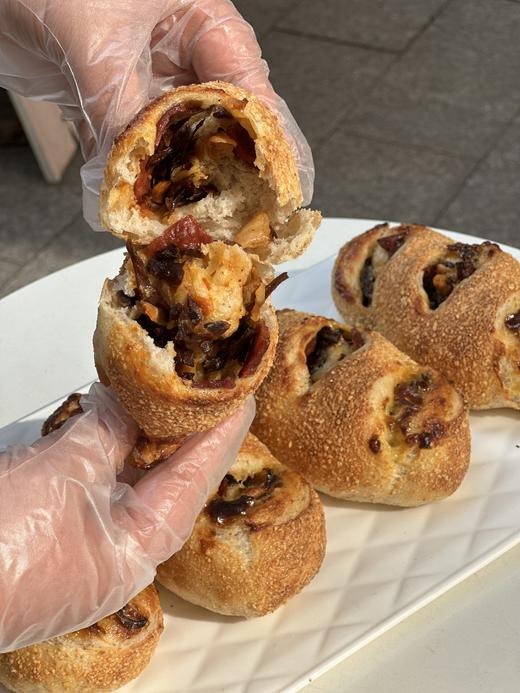 鸡枞菌猪肉脯料理面包 商品图2