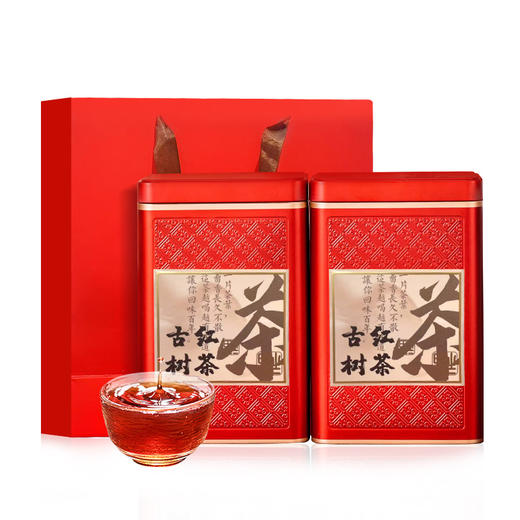 茶马世家丨云南凤庆古树红茶 滇红  250g*2罐 礼罐配手提袋 商品图5