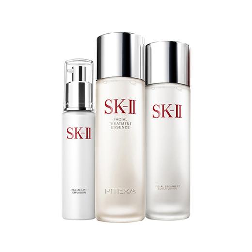 优选丨送礼袋【顺丰直发】SK-II多方位三件套盒（神仙水230ml+清莹露230ml+乳液100ml） 商品图9