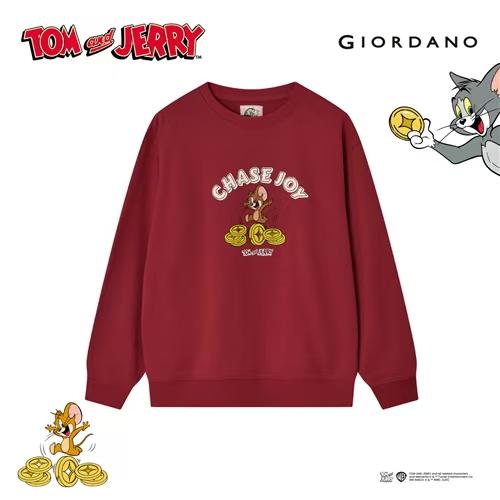 佐丹奴男装【猫和老鼠联名款】印花圆领卫衣01096612 商品图0