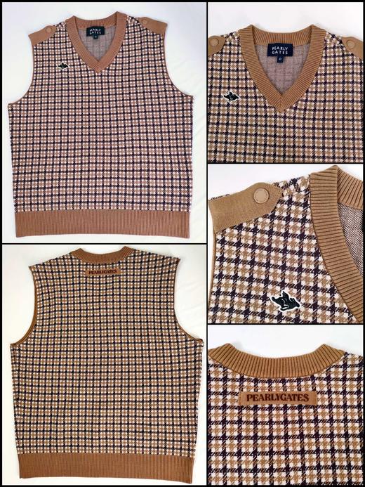 PG家新款早春女士v领针织毛衣背心来啦！渠道高品质❗️早春新款把学院风推到了一个更为精致和细腻的高度！色调modern，版型包容且符合当下trend， 而且适配度极高，自成一个美学体系，真的很棒 ！ 商品图2